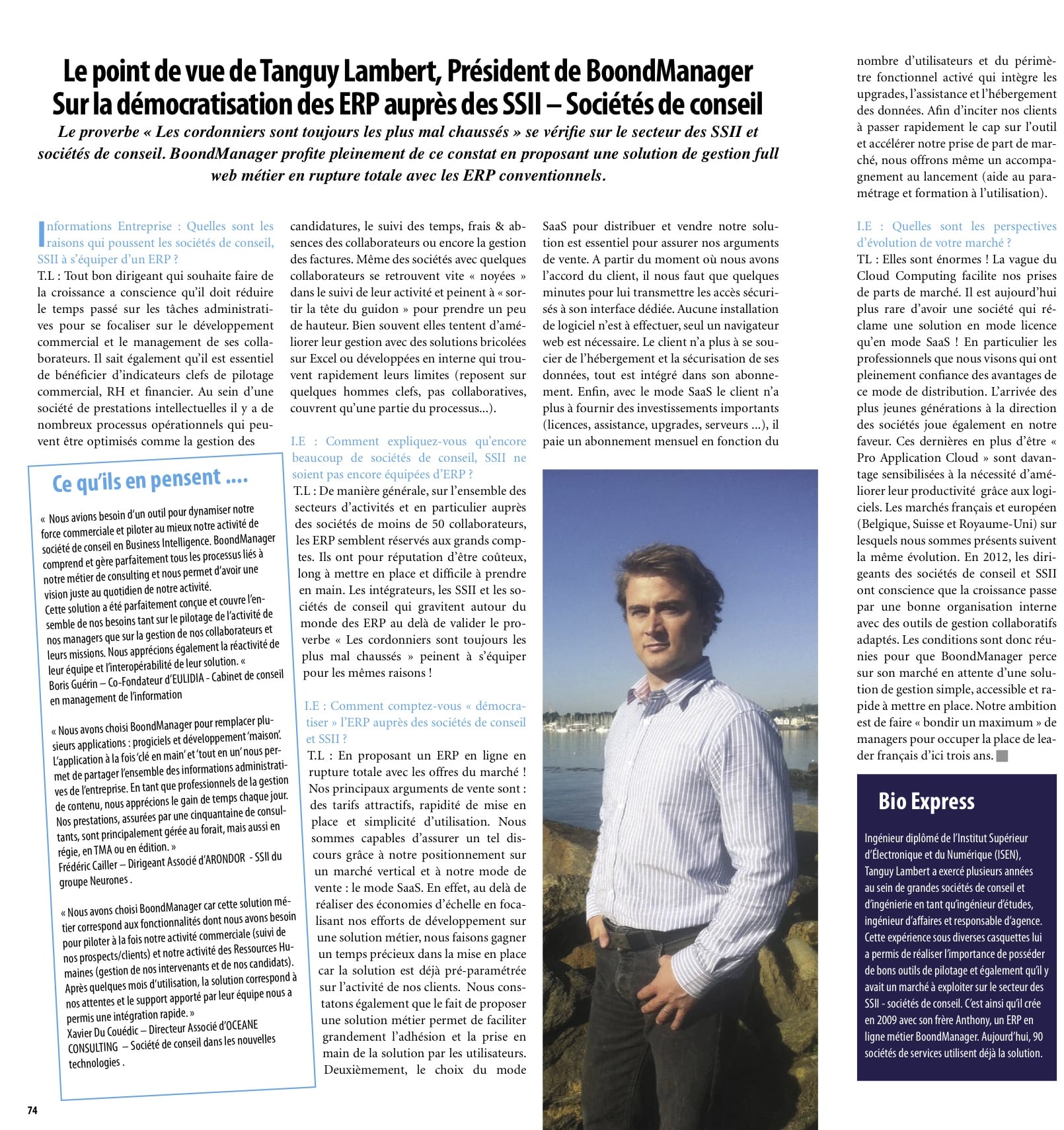 Article_Informations Entreprise_081012_image ERP, ERP SSII, Logiciel gestion entreprise, logiciel ssii, société de conseil