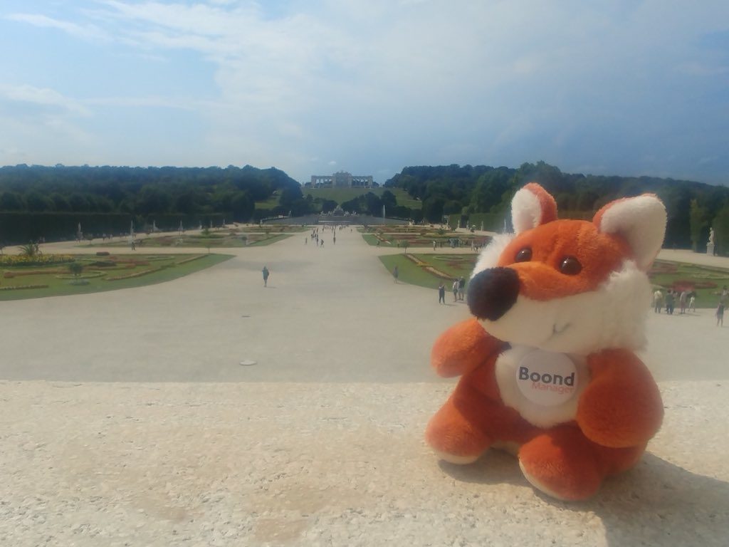 James Boond en Autriche, visite du château de Schönbrunn