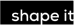 Logo Shape it