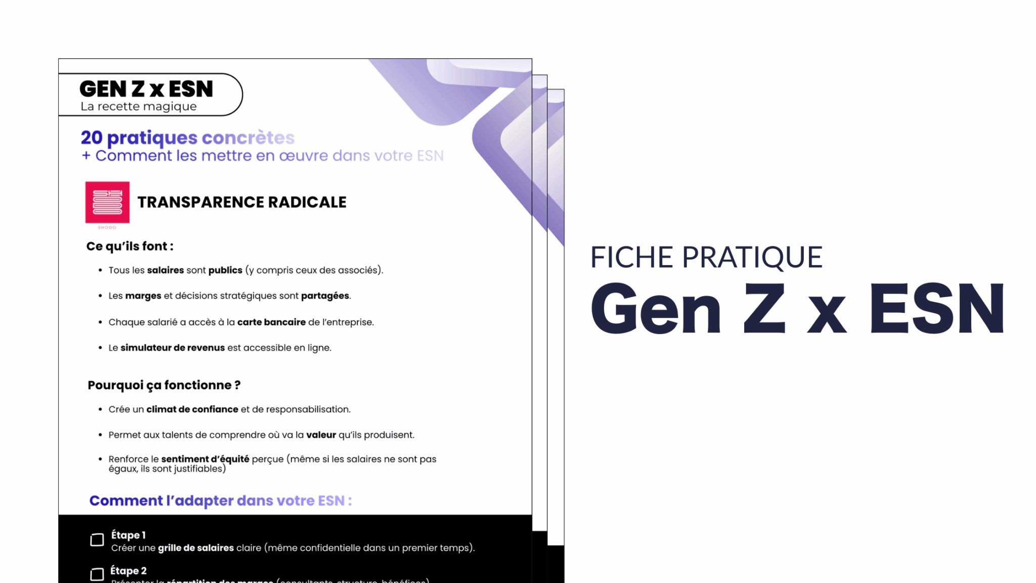 Fiche pratique Gen Z x ESN